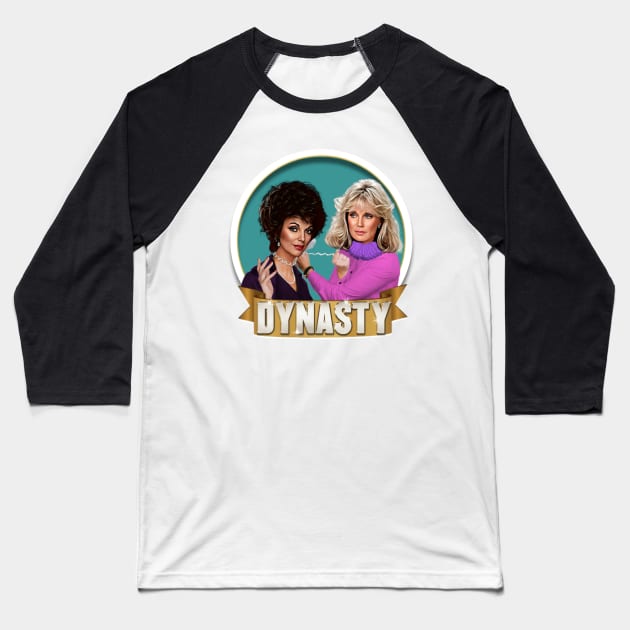 Dynasty - Alexis and Krystal Baseball T-Shirt by Zbornak Designs